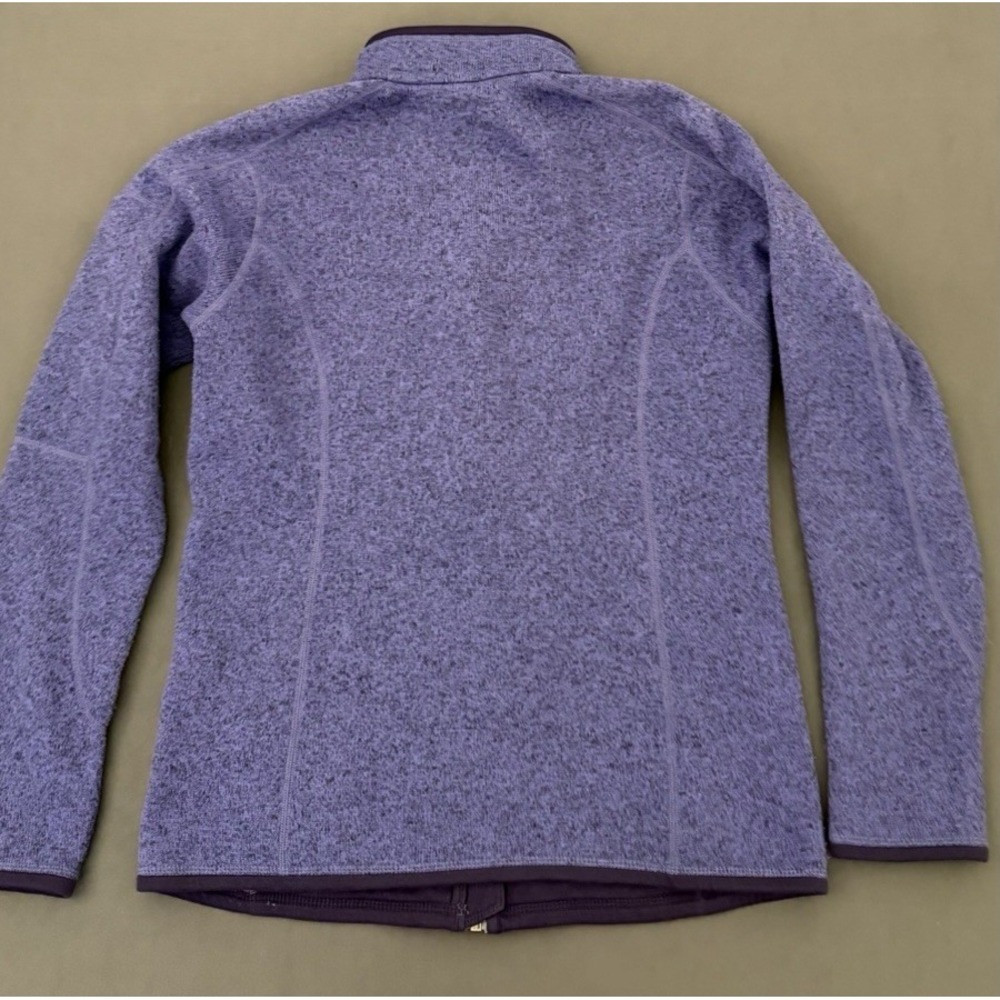 Patagonia Better Sweater Jacket Womens Medium Purple Full Zip Fleece Zip Pockets - Picture 8 of 8